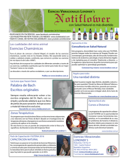 Notiflower - Esencias Vibracionales Londner&acute;s