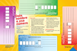 Dale nombre a ese n&uacute;mero