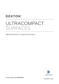 Dekton mantenimiento y limpieza soleria
