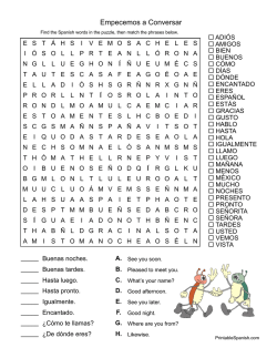 Empecemos a Conversar