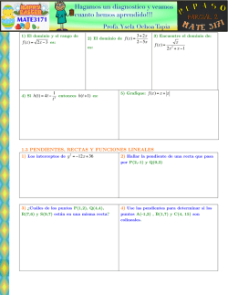 Hagamos un diagnostico y veamos cuanto hemos aprendido!!!