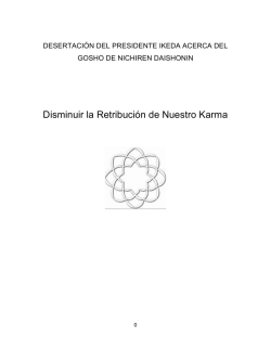 Disminuir la Retribuci&oacute;n de Nuestro Karma