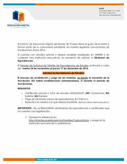 El Instituto de Educaci&oacute;n Digital del Estado de Puebla tiene el gusto