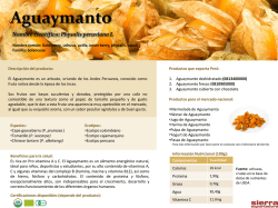 Ficha t&eacute;cnica de los Berries