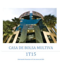 MULTIVALORES CASA DE BOLSA, S