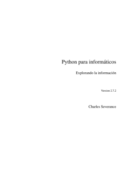 Python para inform&aacute;ticos