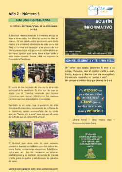 Bolet&iacute;n N&deg;5 - cafae osce