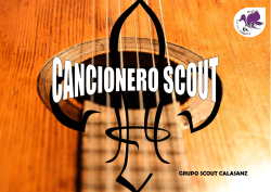 Cancionero &ndash; 2&ordf; Edici&oacute;n - Grupo Scout Calasanz &ndash; MSC Albacete