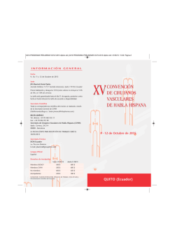 Descargar Programa - Convenci&oacute;n de cirujanos vasculares de