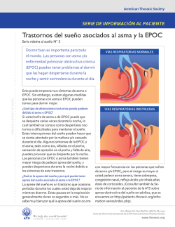 Trastornos del sue&ntilde;o asociados al asma y la EPOC