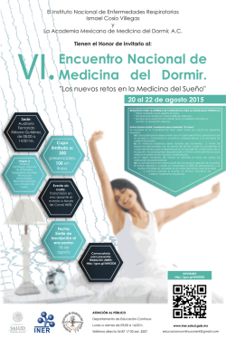 "Los nuevos retos en la Medicina del Sue&ntilde;o"