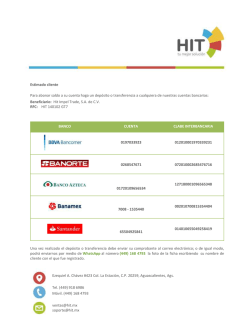 Estimado cliente Para abonar saldo a su cuenta haga un