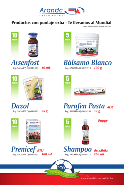 Arsenfost B&aacute;lsamo Blanco Dazol Parafen Pasta ADE