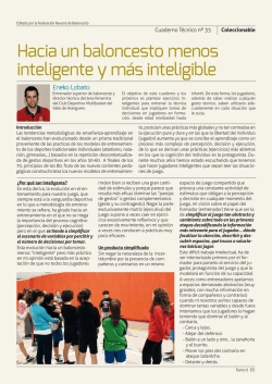 Cuaderno T&eacute;cnico 35  - Federaci&oacute;n Navarra de baloncesto