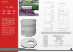 BOCA DE REGISTRO Planilla de Elementos