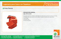 Ficha Tecnica Legionario para casco con tapa boca