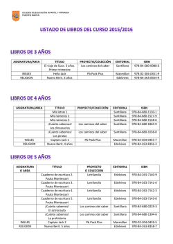 ASIGNATURA/AREA TITULO PROYECTO