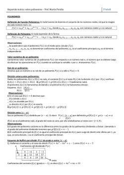 Polinomios repartido te&oacute;rico 5&ordm;bio