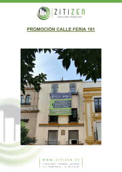 PROMOCI&Oacute;N CALLE FERIA 161 - nueva promoci&oacute;n en calle feria 161