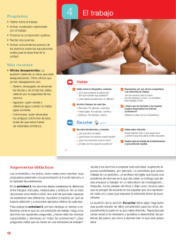 El trabajo - CEIP Jos&eacute; Ortega y Gasset