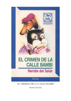 EL CRIMEN DE LA CALLE BAMBI