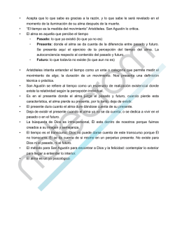 &bull; Acepta que lo que sabe es gracias a la raz&oacute;n, y lo que sabe le ser&aacute;