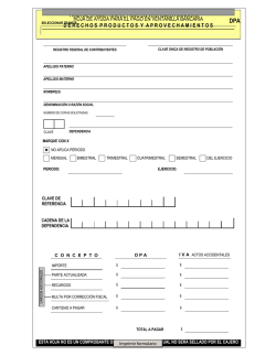 HOJA DE AYUDA PARA EL PAGO EN VENTANILLA BANCARIA