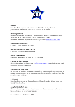 bases del sorteo &ndash; esp