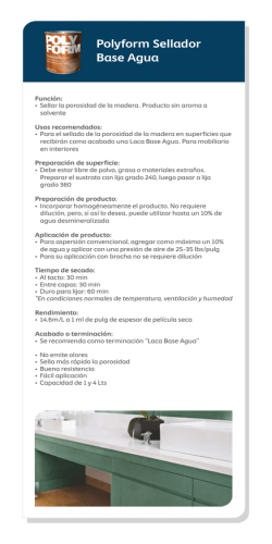 Polyform Sellador Base Agua