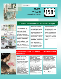 &ldquo;El Secreto de Jane Austen&rdquo; de Gabriela Margall