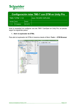 Configuraci&oacute;n islas TM5-7 con DTM en Unity Pro