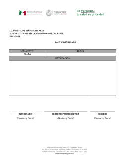 Formato Falta Justificada.