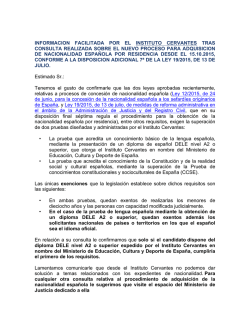 Informaci&oacute;n Inst. Cervantes