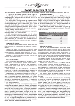 &bull; &iquest;D&oacute;nde comienza el ciclo?