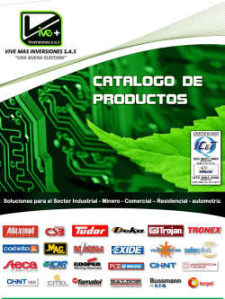 Brochure de Productos - vive mas inversiones s.a.s.