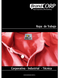 Corporativa - Industrial - T&eacute;cnica Ropa de Trabajo