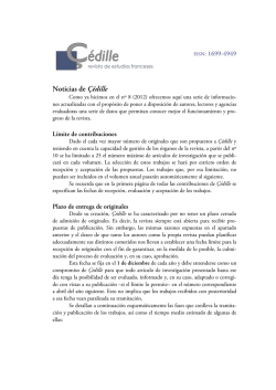 Noticias de &Ccedil;&eacute;dille