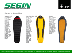 FICHA SACOS DE DORMIR LIPPI