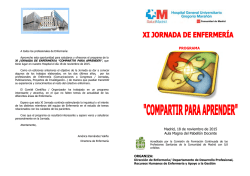 Madrid, 18 de noviembre de 2015 Aula Magna del