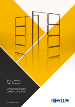 Sliding Pocket Door Systems Contramarcos para puertas correderas