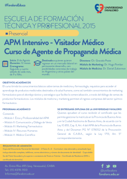 APM Intensivo - Visitador M&eacute;dico Curso de Agente de Propaganda