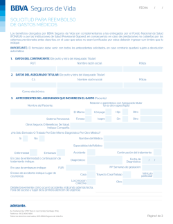 Solicitud de Reembolso de Gastos M&eacute;dicos