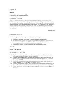Evaluaci&oacute;n del paciente m&eacute;dico