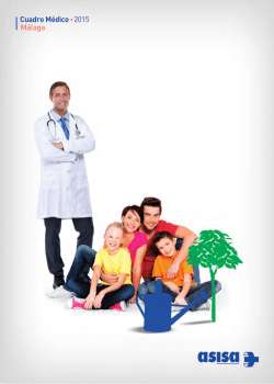 Cuadro M&eacute;dico &bull;2015 M&aacute;laga - Colegio de Enfermer&iacute;a de M&aacute;laga