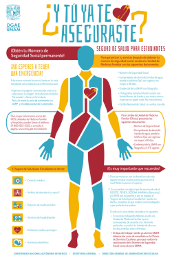 seGUro DE saLUd ParA esTUdiANteS &iexcl;No - E.N.P. 3