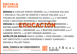 Descargue programaci&oacute;n del modulo Educaci&oacute;n