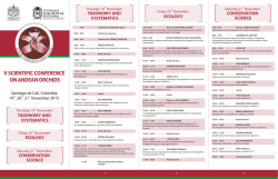 programacion orquideas web - Scientific Conference on Andean