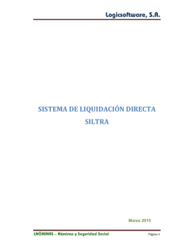 sistema de liquidaci&oacute;n directa siltra