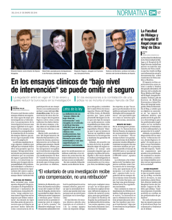 "bajo nivel de intervenci&oacute;n" se puede omitir el seguro