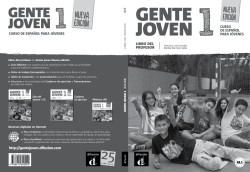 Gente joven 1 - Libro del profesor